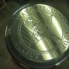 custom engraved air cleaner insert